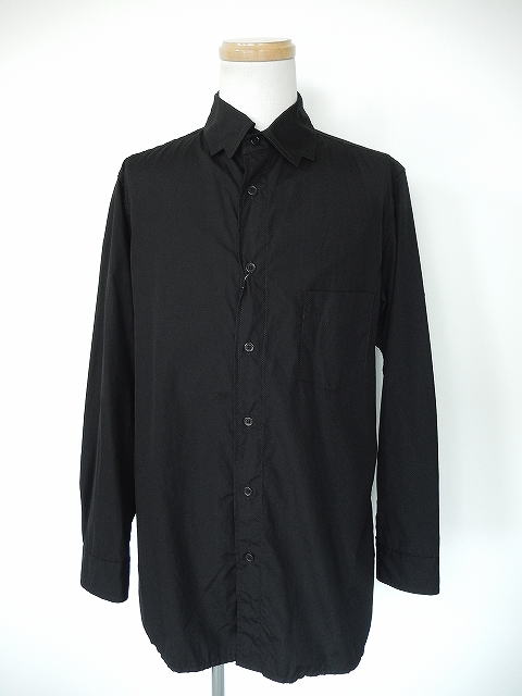 ヨウジヤマモト　ブラック 五分袖 40/-HARD TWIST JERSEY Y'S STITCH T B(L Black): Vintage 1.2
